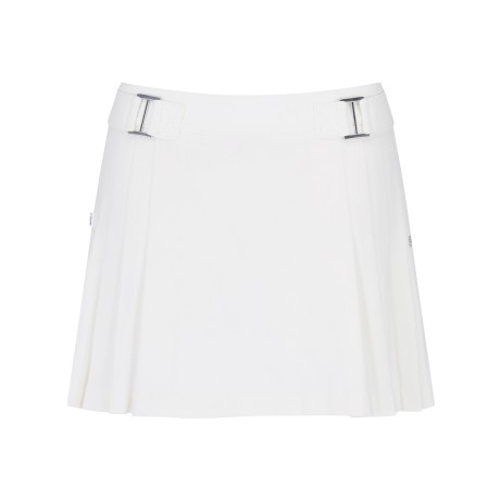 여성 사이드 버클 플리츠 큐롯 스커트