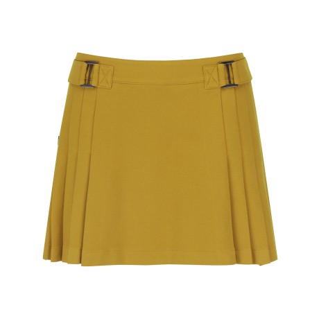 여성 사이드 버클 플리츠 큐롯 스커트