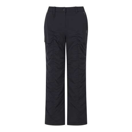 여성 절개 라인 스트레이트 패딩 팬츠