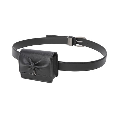 여성 리본 벨트 파우치백