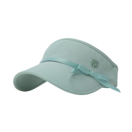 여성 리본 테이핑 로고 밴딩 썬바이저