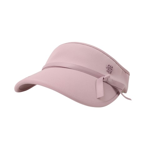 여성 리본 테이핑 로고 밴딩 썬바이저