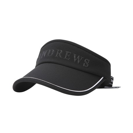 여성 백 리본 파이핑 로고 썬바이저