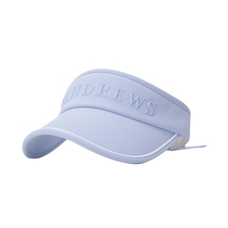 여성 백 리본 파이핑 로고 썬바이저