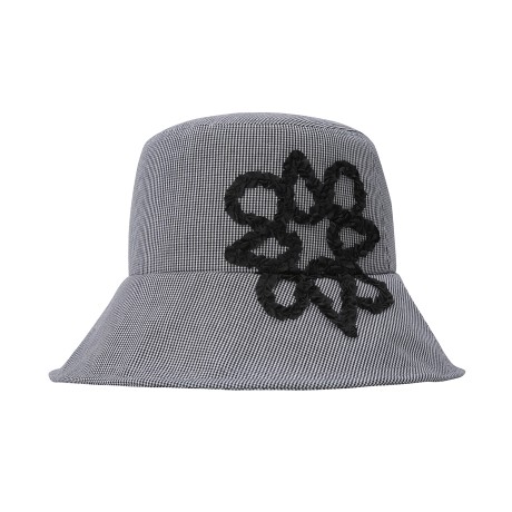 여성 프릴 별 심볼 슬릿 버킷햇