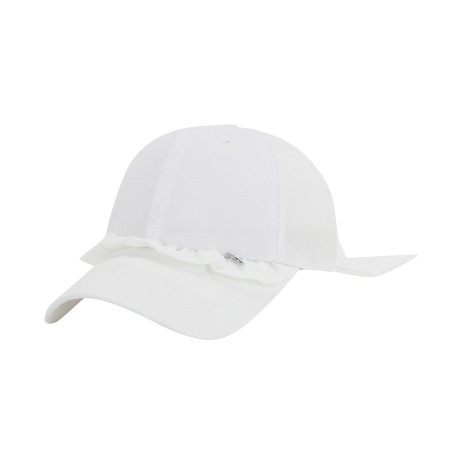 여성 프릴 라인 리본 탈착 볼캡