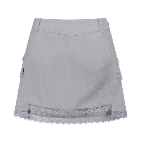 여성 별 심볼 레이스 티어드 큐롯 스커트