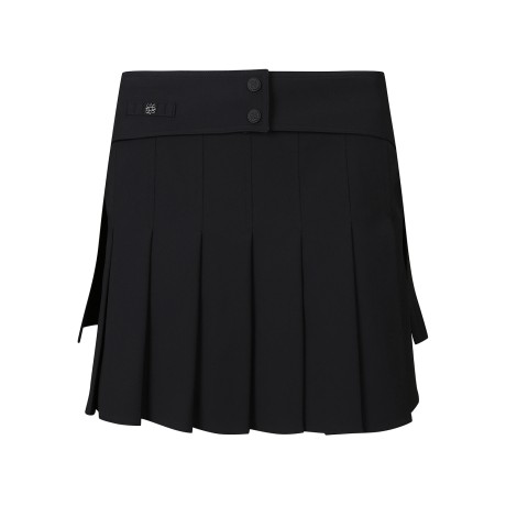 여성 레이어 플리츠 큐롯 스커트