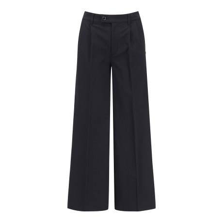 여성 엠보 조직감 메탈 심볼 팬츠