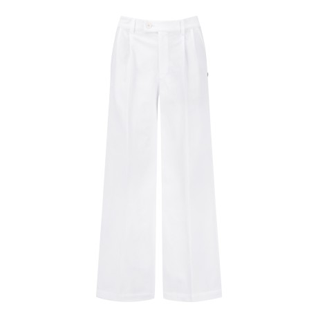 여성 엠보 조직감 메탈 심볼 팬츠