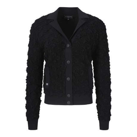 여성 볼륨 자켓형 니트 가디건