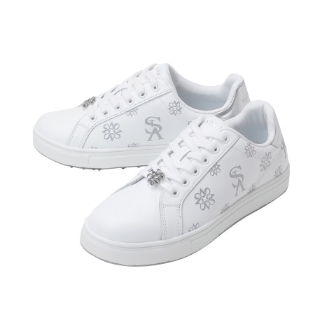 여성 심볼 로고 패턴 논스파이크 골프화