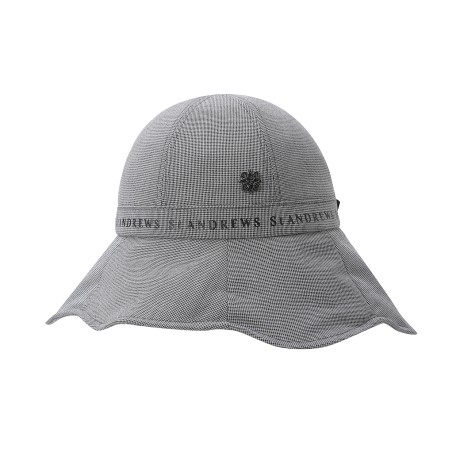 여성 웨이브 챙 버킷햇