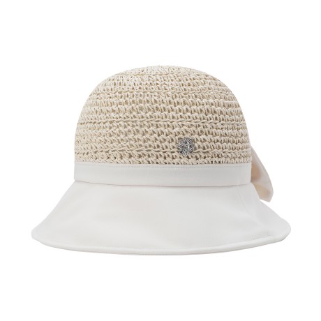 여성 별 심볼 팬던트 백 리본 지사 버킷햇