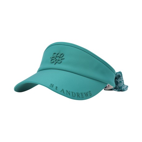 여성 별 심볼 로고 백 리본 썬바이저