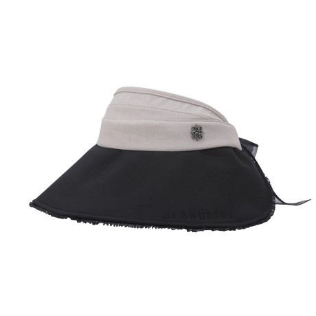 여성 프릴 라인 와이드챙 바이저