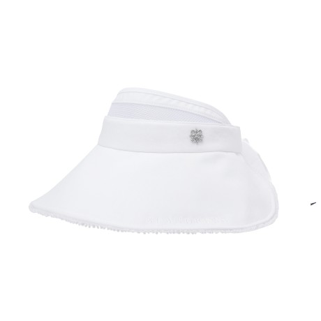 여성 프릴 라인 와이드챙 바이저