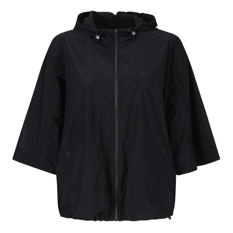 여성 오버핏 경량 후드 점퍼