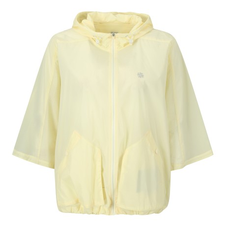 여성 오버핏 경량 후드 점퍼