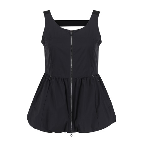 여성 벌룬 사이드 지퍼 베스트