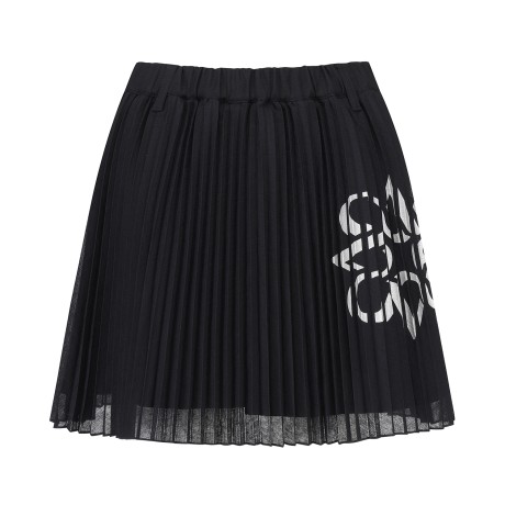 여성 플리츠 레이어 심볼 스커트