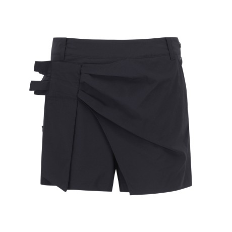 여성 플리츠 패널 랩 쇼츠