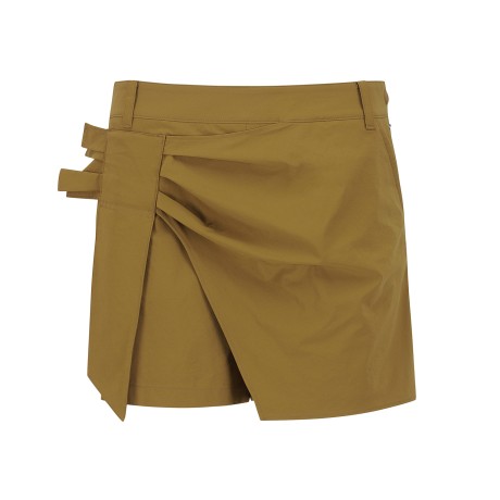 여성 플리츠 패널 랩 쇼츠