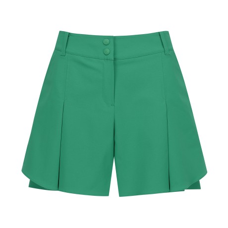 여성 플리츠 레이어 밴딩 숏팬츠