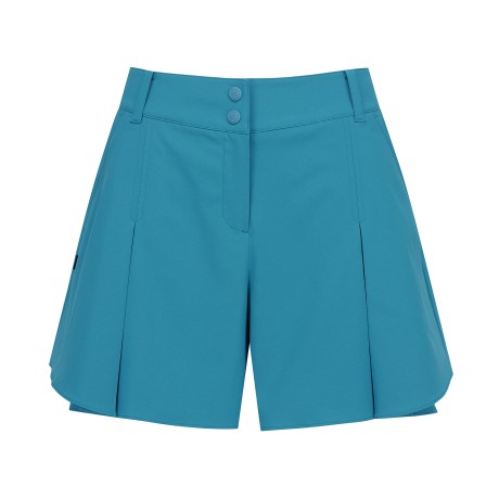 여성 플리츠 레이어 밴딩 숏팬츠