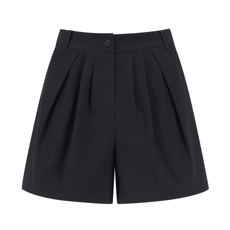 여성 시어서커 백 밴딩 쇼츠