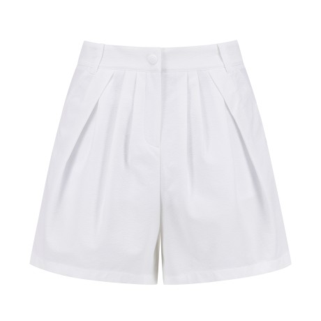 여성 시어서커 백 밴딩 쇼츠