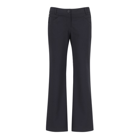 여성 사이드 버클 세미 부츠컷 팬츠