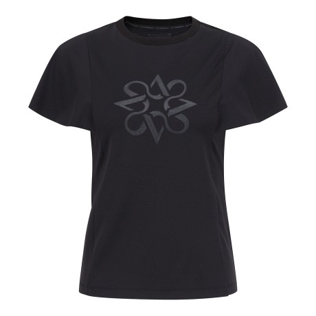 여성 별 심볼 패널 슬리브 티셔츠