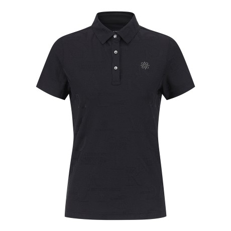 여성 별 심볼 로고 패턴 칼라 반팔 티셔츠