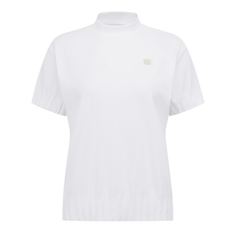 여성 글리터 심볼 밴딩 반팔 티셔츠