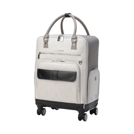 여성 별 심볼 도트 패턴 휠 보스턴백