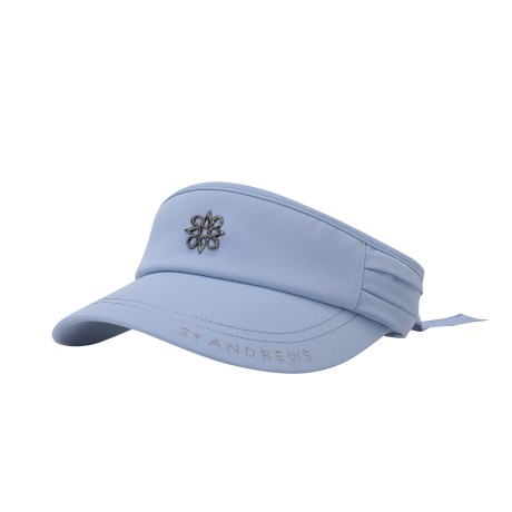 여성 탈착 메쉬 리본 썬바이저