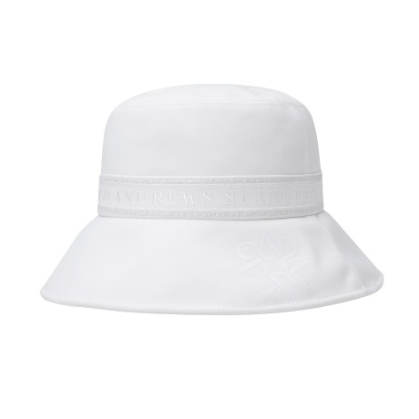 여성 글리터 심볼 와이어 헴 버킷햇