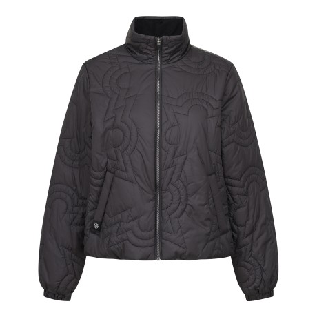 여성 별 심볼 스티치 패딩 점퍼