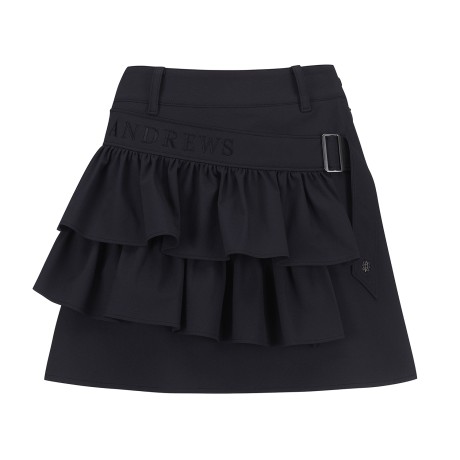 여성 프릴 스트랩 포인트 큐롯 스커트