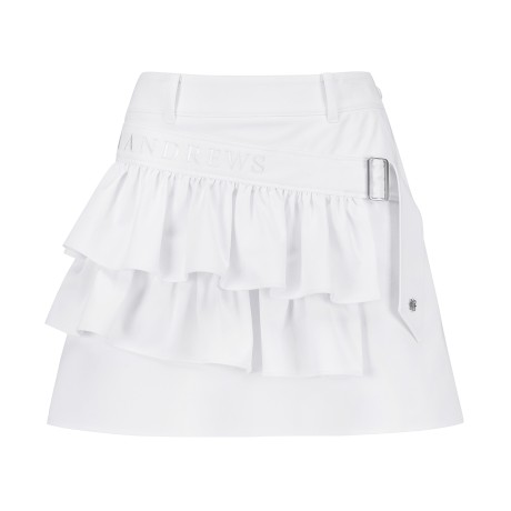 여성 프릴 스트랩 포인트 큐롯 스커트