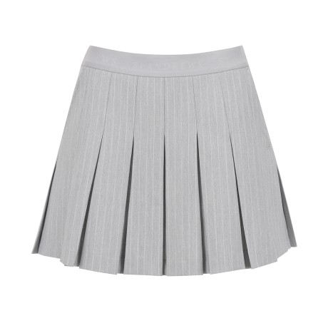 여성 플리츠 큐롯 스커트 & 볼 파우치