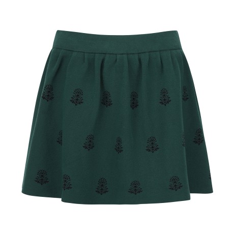 여성 바로크 자카드 니트 큐롯 스커트