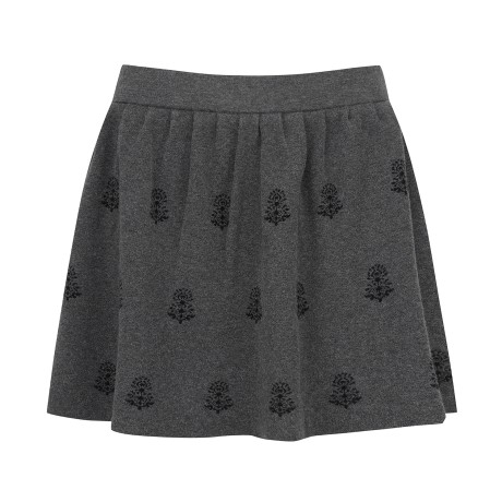 여성 바로크 자카드 니트 큐롯 스커트