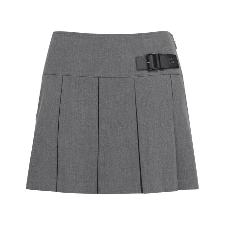 여성 별 심볼 스트랩 플리츠 큐롯 스커트