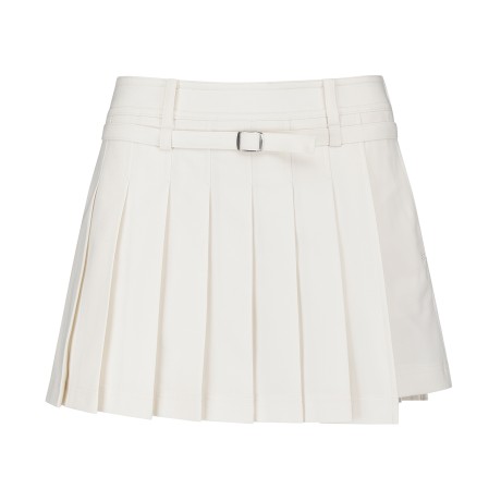여성 벨트 플리츠 큐롯 스커트