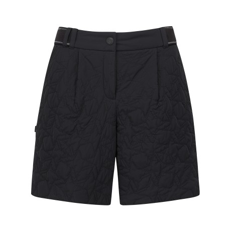 여성 백 밴딩 퀼트 패딩 하프 팬츠