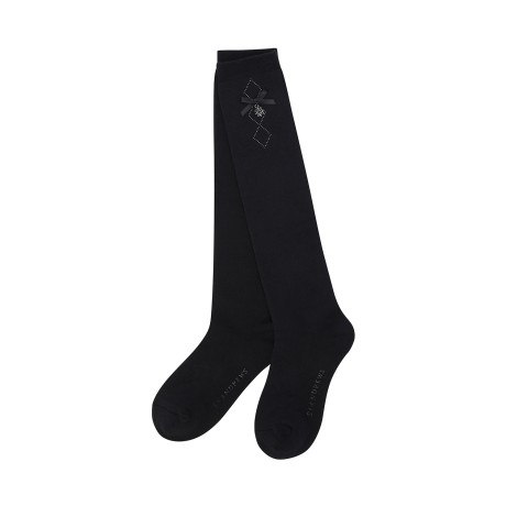 여성 별 심볼 다이아몬드 핫픽스 니삭스