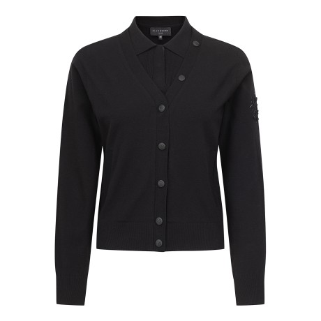 여성 부클 별 심볼 투피스 가디건