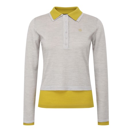 여성 별 심볼 하프 버튼 니트 투피스 SET